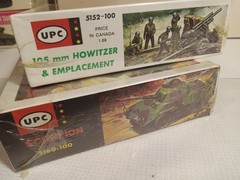 UPC Scorpion Swiss Armored Assault Car and 105 Howitzer sealed lot 2