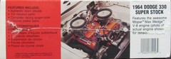 NEW Sealed Lindberg Color Me Gone 1964 Dodge 330 Super Stock Model Car Kit