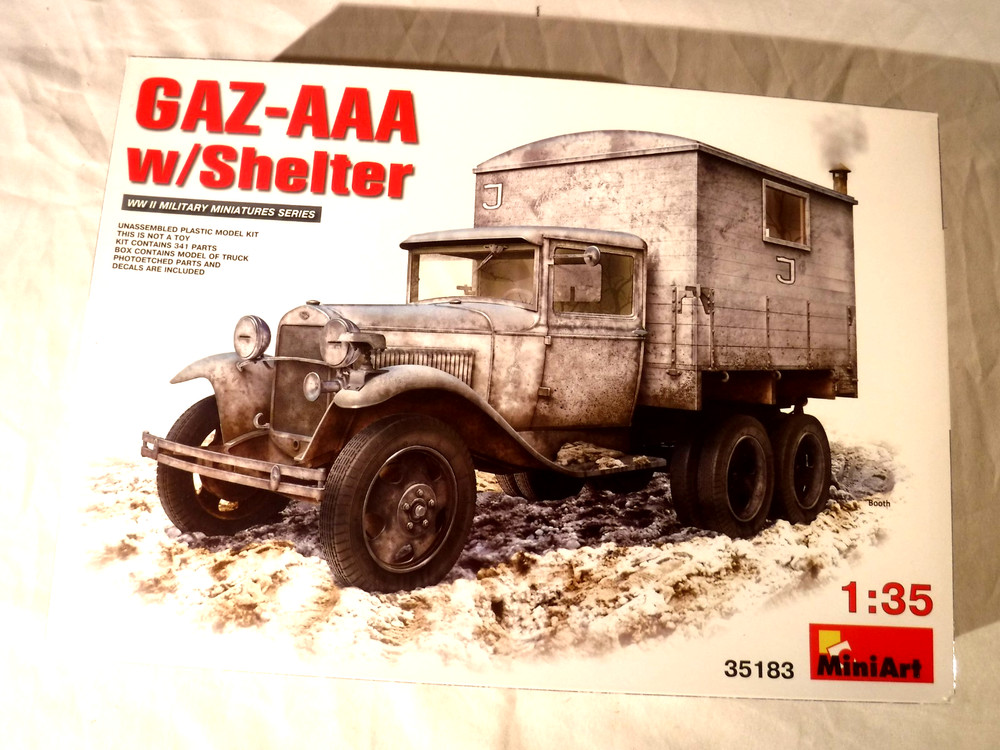SALE 1/35 Miniart WWII GAZ Soviet Ambulance Captured German Field Office #35183