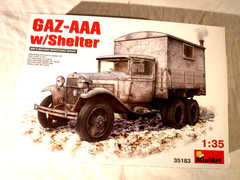 SALE 1/35 Miniart WWII GAZ Soviet Ambulance Captured German Field Office #35183