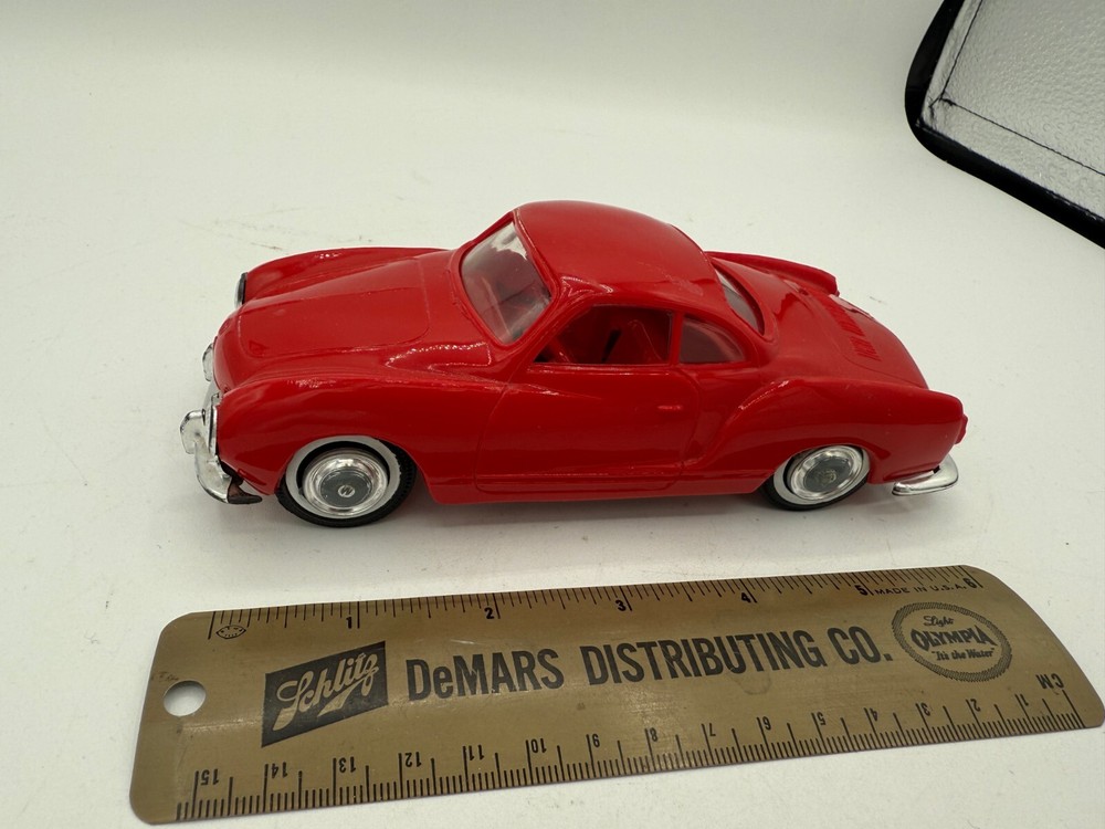 VINTAGE PMC 1959 RED VW VOLKESWAGON KARMAN GHIA DEALER PROMO CAR