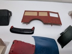 ✨VINTAGE✨ Model Kit Junkyard Graveyard Car Parts LOT Of Car Hoods Hard Tops Door