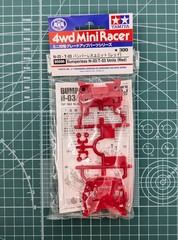 Tamiya MINI 4WD Upgrade Parts BUMPERLESS N-03/T-03 UNITS (RED) 95696