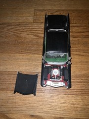 Cadillac 1963 Model Built Incomplete Diorama, Kit bashing, Junkyard Etc.