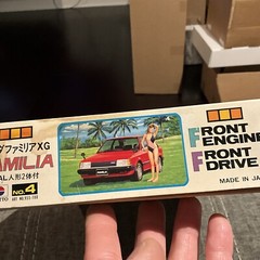 Mazda KB323 Familia & Gal Model Kit No. 955-700 Nitto 1/24 See Description