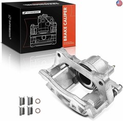 A-Premium Front Disc Brake Caliper Assembly with Bracket Compatible with Select
