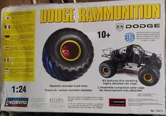 Lindberg Dodge Rammunition 1/24 Scale Model Kit No. 73014 Mark Hall * NIB