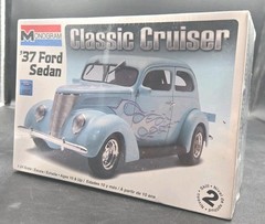 Monogram 1/24 ’37 Ford Sedan Classic Cruiser 1937 Model Kit New Sealed # 85-0884