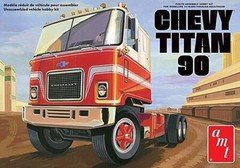 AMT Chevy Titan 90 Truck Cab – Plastic Model Truck Kit – 1/25 Scale – #1417