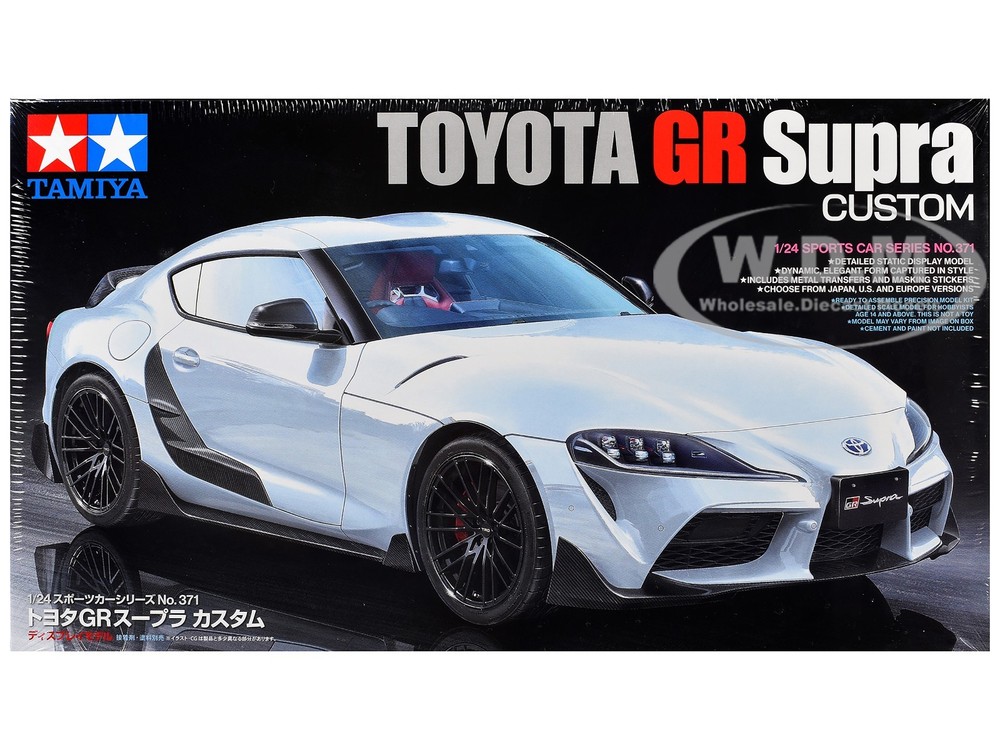 MODEL KIT TOYOTA GR SUPRA CUSTOM 1/24 SCALE MODEL CAR BY TAMIYA TAM-24371