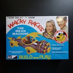 1:25 Wacky Races: Mean Machine Figures Snap MPC Model Kit Dick Dastardly Muttley