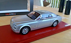 1/43 TSM , Rolls Royce ,silver phantom coupe, met. Silver, mint !!!