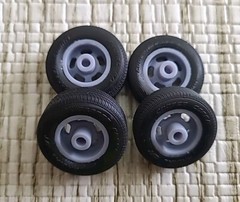 1/24 1/25 Scale Slot Mags Slotted Mags Wheels/Tires Resin Set