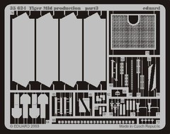 Eduard 1/35 Tiger I Mid Detail Set (Tamiya) 35624