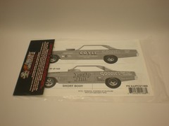 Slixx 1468 Jungle Jim Lieberman Chevy II Funny Car 1/25 Drag waterslide decal
