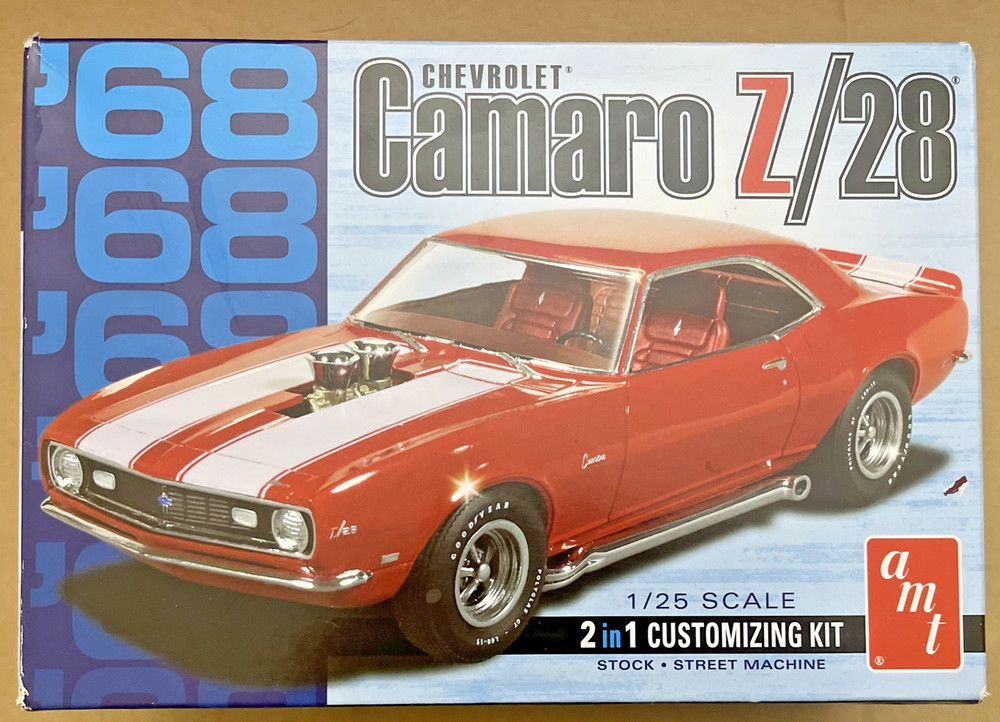 AMT ’68 Chevrolet Camaro Z/28 2 in 1 Customizing 1/25 Plastic Model Kit