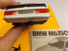 Tamiya BMW M635CSi 1/24 Scale Model Built – SEE PHOTOS – AS IS