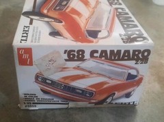 Vtg 1987 AMT ERTL 1968 Chevrolet Camaro Z-28 Model Kit 6559 Complete Open Box