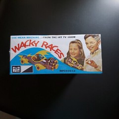 1:25 Wacky Races: Mean Machine Figures Snap MPC Model Kit Dick Dastardly Muttley