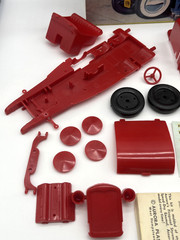 RARE VTG 1960 Aurora Motorized 1932 Ford Hotrod Model Kit Working Motor & Lights