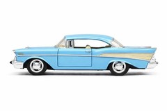 KiNSMART 1957 Chevy Bel Air Coupe 1:40 5 inches x 2 x 2 inches, Blue
