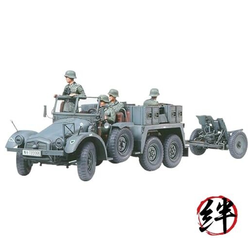 Tamiya 1/35 Military Miniature No. 259 German Army Krupp Protze 6×4 3.7cm 35259