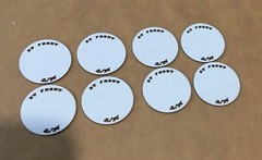 1/24 1/25 M/T Mickey Thompson Front Tire Templates Stencil Revell Monogram MPC