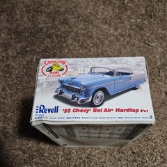 1:25 Revell GoodGuys ’55 Chevy Bel Air Hardtop 2n1 Model Kit – New 4985 OPENED