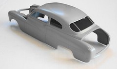 AMT TROPHY SERIES ’49 MERCURY 3 in 1 CUSTOMIZING KIT 1/25 grey plastic