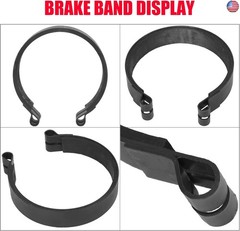 GREHUA 4″ Rear Drum Brake Band & Cable Kit for Manco Bandit Critter 1492