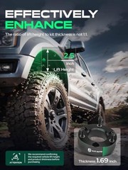2.5 Inch Front Leveling Lift Kit Fit 07-24 Chevy Silverado 1500, Tahoe, 2.5″