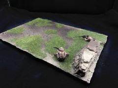 1/35 Scale Military Diorama Base Terrain Display Model Soldiers Figures Diecast