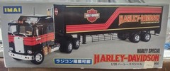 NEW IMAI 1993 Harley-Davidson 1/28 model kit Kenworth Aerodyne truck & trailer