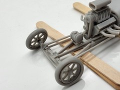 1960s Small Old School Dragster With Small Block Superch V8 1/25 Scale Mode Kit