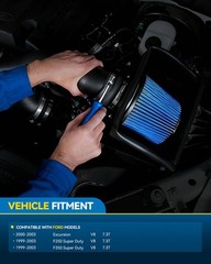 Philtop 4 Cold Air Intake Kit Shield Compatible 1999-2003 Ford F-250 Super Duty
