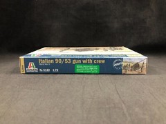 Italeri WWII Italian 90/53 gun with crew 1:72 Scale Plastic Model Kit 6122 NISB