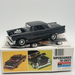 Monogram Supercharged ’56 Chevy 1:24 Scale Model Kit 2255 Partially Assembled