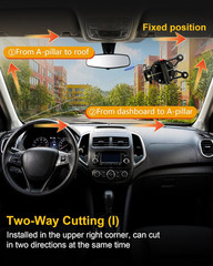Upgrade Auto Windshield Glass Removal Tool Kit, Dual-Cutting, Auto Glass Cut Out