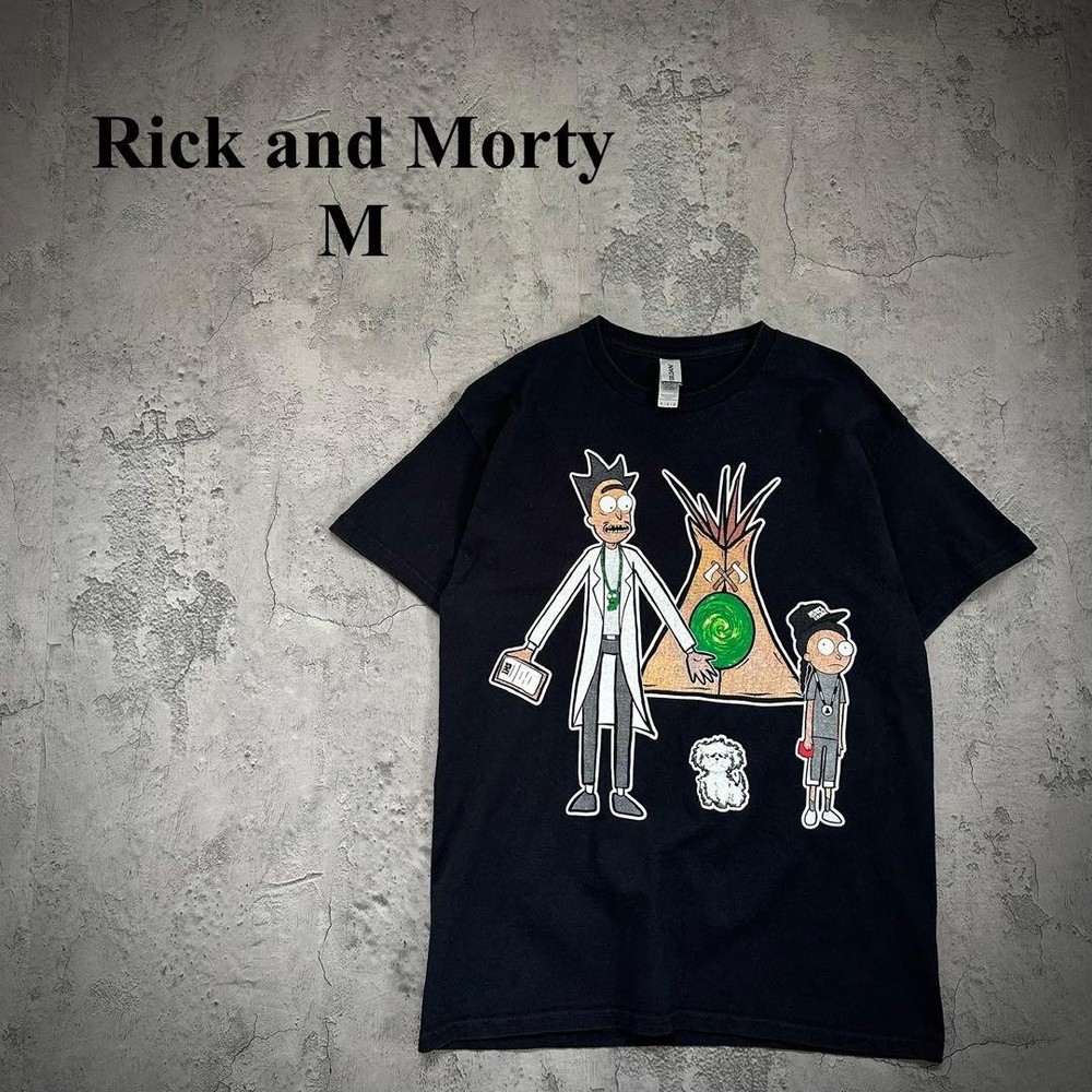 Rick and Morty Parody Animation Graphic T-Shirt Size M
