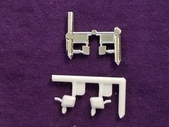 1991 Chevy S-10 Lowrider STOCK MIRRORS from Revell 1:25 Model Kit 91 Chevrolet