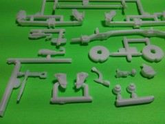 Mack R685ST 1/25 AMT big rig semi truck model part front axle beam suspension