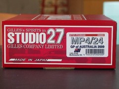 STUDIO27 Multimedia kit 1/20 McLaren MP4/24 GP of AUSTRALIA 2009 FK-20240 16016