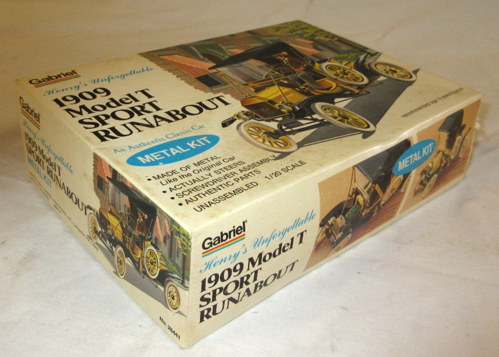 Gabriel Metal 1909 Ford Model T Sport Runabout, #26441 – Open Box