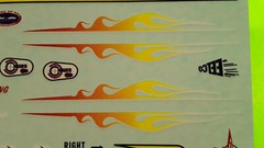 Decal Sheet Racers Wedge 1972 Chevy Pickup Truck 1/25 Hooker Headers Sponsor