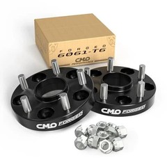 1 Inch Wheel Spacers Hubcentric 5×4.75 Compatible For Camaro 1.0″ (2pc) Black