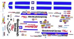 Warren Johnson Goodwrench Firebird 1/24th Scale Waterslide Decals
