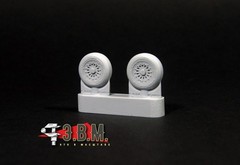 1:48 Resin Wheels for scale model F16A B Landing Gear