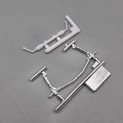 Revell 1/24 1966 66 Chevrolet Malibu SS Parts Kitbash Chrome Front Suspension