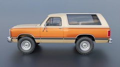 1/25 resin 3d printed 1987 Dodge Ramcharger by Andrey Bezrodny