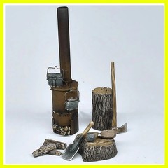 1/35 Cast Resin Model, Scene Model Making Gk, Uncolored Model